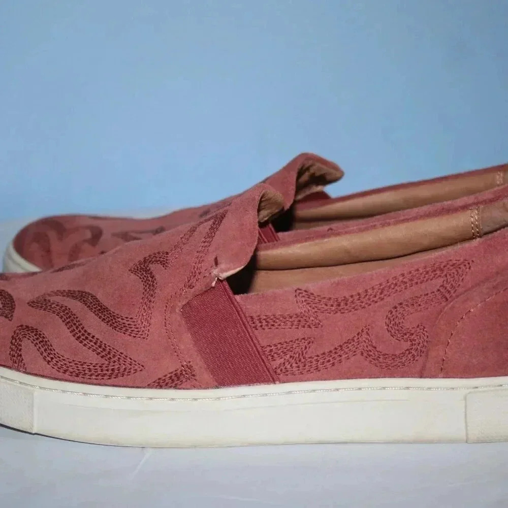 Designer by Frye Ivy Primrose Suede Slip On Sneakers Womens Size 9 - Picture 6 of 16